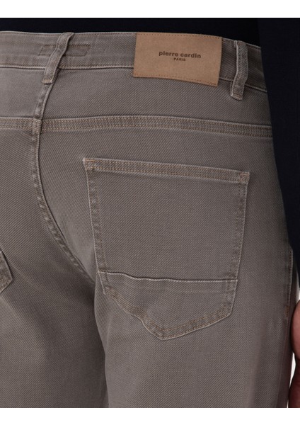 Erkek Vizon Slim Fit Jean Pantolon 50317248-VR052