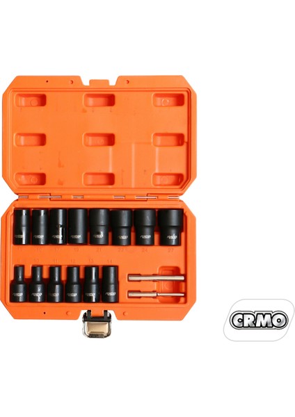 16 Pc 1/2" Twist Lokma Seti