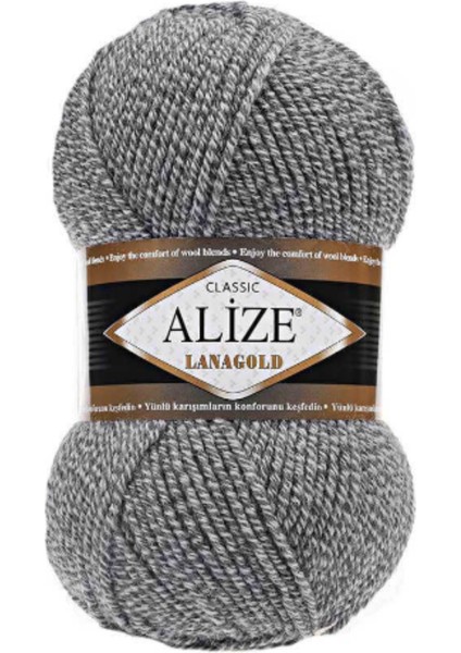 Lanagold Gri Kırçıllı 1 Adet Color : 651