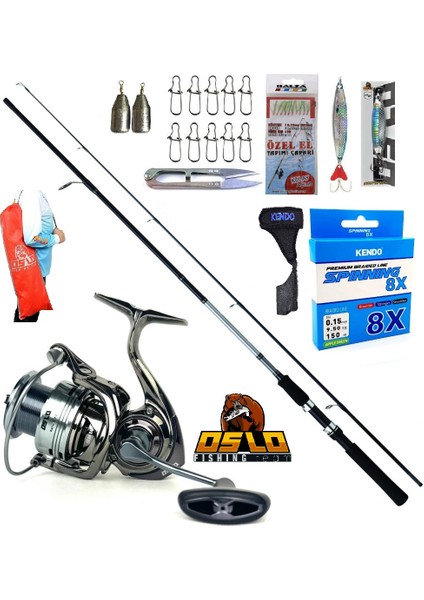 Next 4000 240CM 20-40GR Daiwa Sweepfire Spin Olta Takımı Seti