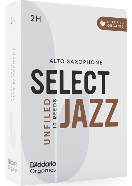 D'addario Woodwinds Organic Select Jazz Unfiled Alto Saksafon Kamışı No:2 Hard fiyatları