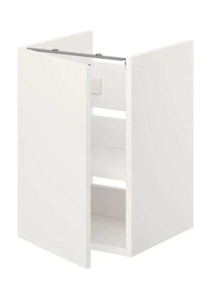 Enhet Lavabo Dolabı Beyaz 40 x 42 x 60 cm 1 Kapaklı
