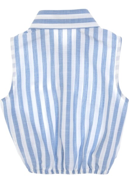 Kız Çocuk Çizgili Kolsuz Gömlek 2190808 indirimleri