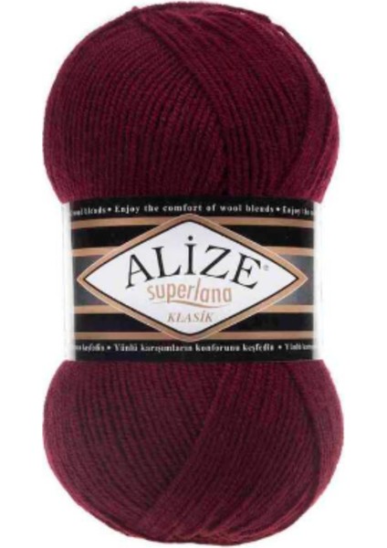 Süperlena Klasik Bordo 1 Adet Colar : 57