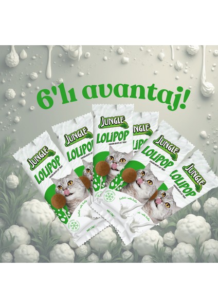 Kedi Lolipop Kefir 1,5 G * 6'lı Avantaj Paketi
