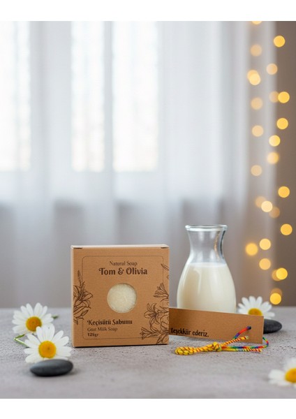 Keçi Sütü Sabunu – Besleyici ve Cilt Onarıcı, %100 Doğal