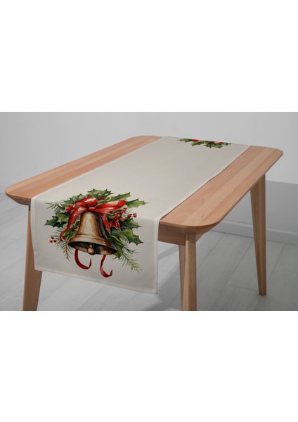 Dijital Baskılı Runner - Yılbaşı / Christmas Desenli - 140X40 cm modelleri