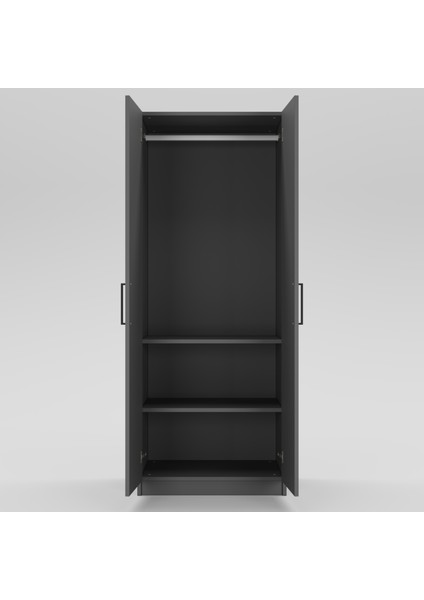2 Kapaklı Elbise Dolabı 180X70X45CM 03102502 fiyatları