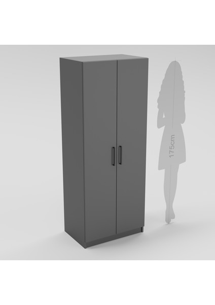 2 Kapaklı Elbise Dolabı 180X70X45CM 03102502 modelleri