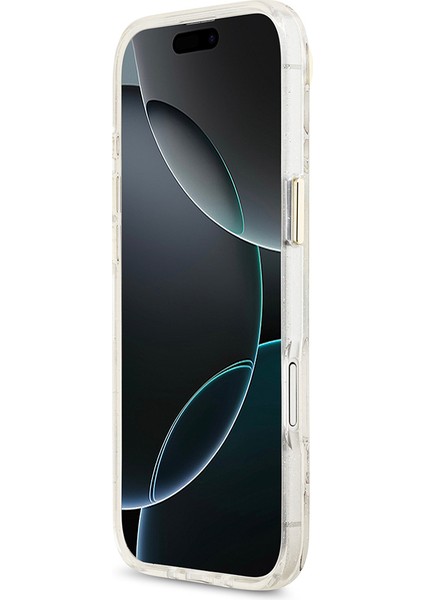 iPhone 17 Air Kılıf Guess Lisanslı M-Safeli Simli Çiçek Desenli Metal Kamera Çerçeveli Kapak Beyaz indirimleri