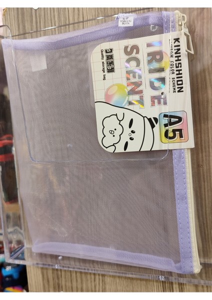 Şeffaf Fileli Kalem/kozmetik Çantası (24CM*18CM)