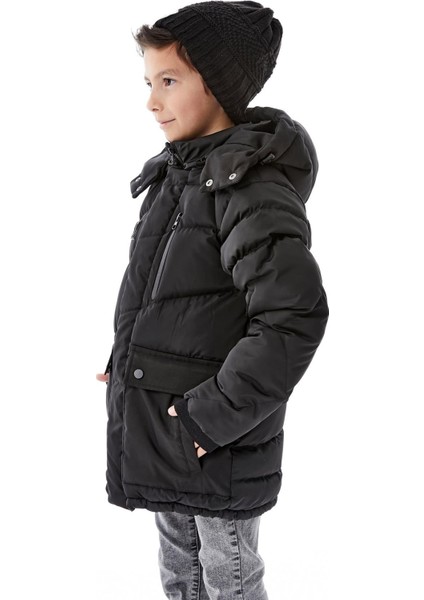 Erkek Çocuk Kapüşonlu Kalın Kışlık Mont 51335 fiyatları