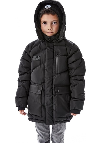 Erkek Çocuk Kapüşonlu Kalın Kışlık Mont 51335