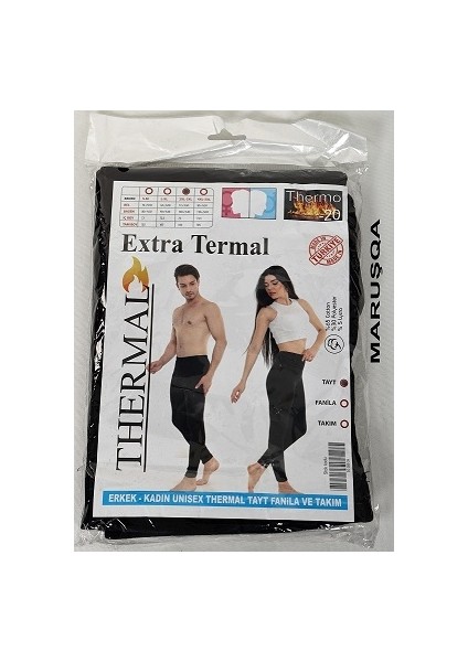 Termal Tayt ,unisex, Şardon'lu Içi Polarlı