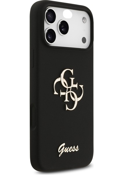 iPhone 17 Pro Max Uyumlu Kılıf Guess Orjinal Lisanslı Grained Yazı Logolu Kapak Siyah fırsatları