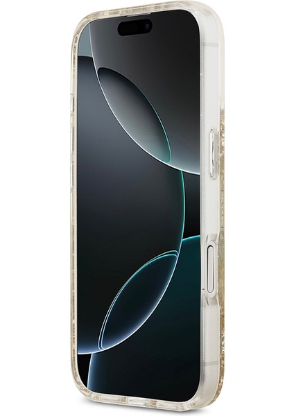 iPhone 17 Uyumlu Kılıf Guess Orjinal Lisanslı M-Safe Özellikli Transparan Resin Bottom Kapak Gold indirimleri