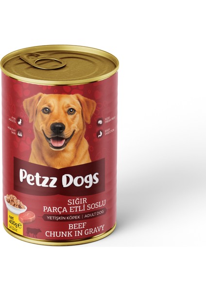 Sığır Etli Yetişkin Köpek Konservesi 400 gr 1 Adet