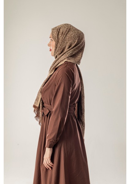 Terracotta Desenli Dokuma Pamuk Şal fiyatları