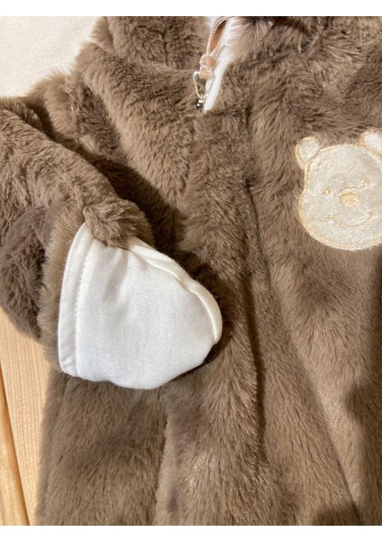 Anna Kalın Astarlı Wellsoft Unisex Tulum Kahve modelleri