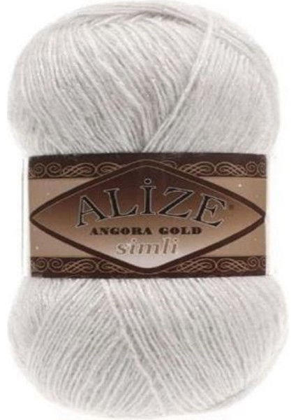 Angora Gold Simli Fil Dişi 5 Adet Colar : 599