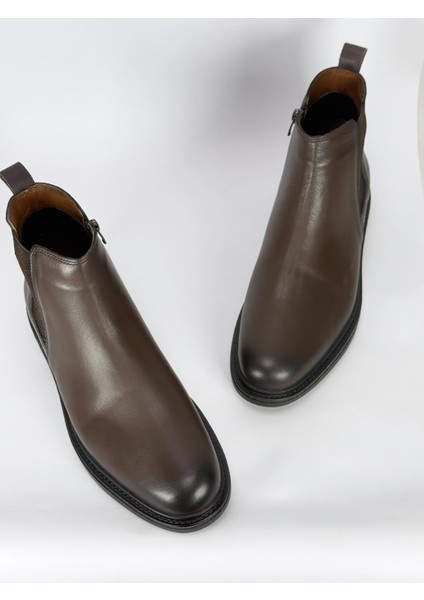 Içi Dışı Hakiki Deri Italyan Tasarım Chelsea Erkek Bot modelleri