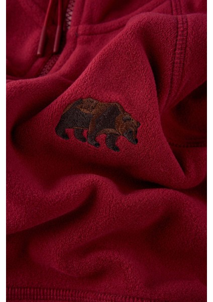 Bozayı Half-Zip Polar - Bordo fiyatları