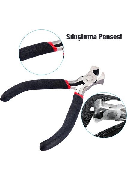 Ally 85 Parça Fermuar Başlığı Yedek Parça Onarım Tamir Seti Çanta Çadır Pa - M699K858-R86 indirimleri