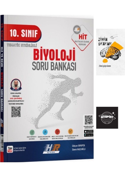 Hız ve Renk 10.sınıf Biyoloji Soru BANKASI+ZİHİNDENEME-KD54