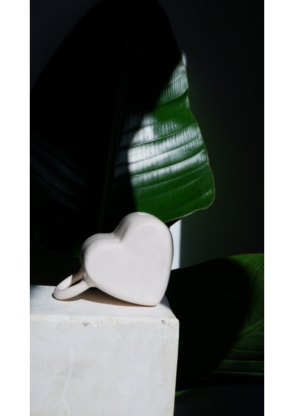 El Yapımı Seramik Kalpli Pembe Kupa, Seramik Pinterest Kupası, Seramik Kalpli Bardak fırsatları