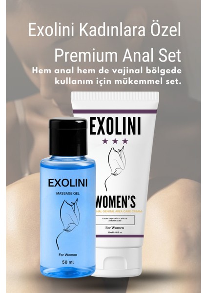 Kadınlara Özel Anal Set – Su Bazlı Jel 50 ml + Rahatlatıcı Krem, Strapon & Prezervatif Uyumlu fırsatları