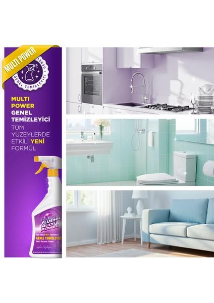 Clean Plus+ Multı Power Çok Amaçlı Multi Temizleyici Genel Temizleyici 750 ml fiyatları