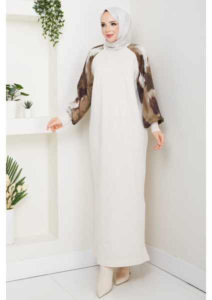 Kadın Kolu Ipek Kupra Merserize Triko Elbise -PMK484 modelleri