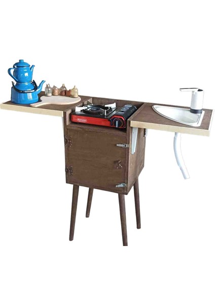 Kamp Mutfağı (Katlanır Kamp Mutfak Tezgahı Mobilyası) fiyatları