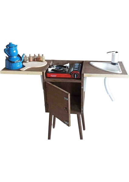 Kamp Mutfağı (Katlanır Kamp Mutfak Tezgahı Mobilyası) modelleri