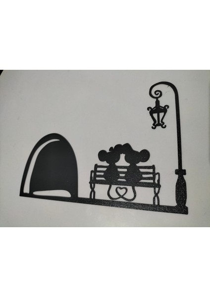 🐭 Romantik Fare Çifti Duvar Dekoru
