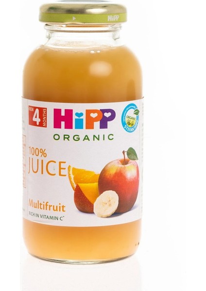 P Organik Karışık Meyve Suyu 200 ml