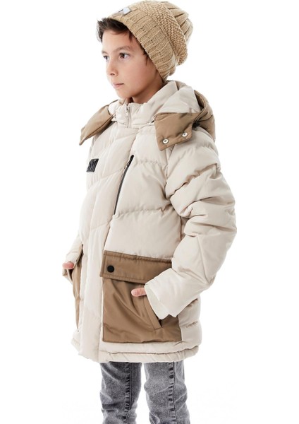 Erkek Çocuk Kapüşonlu Kalın Kışlık Mont 51335 fiyatları