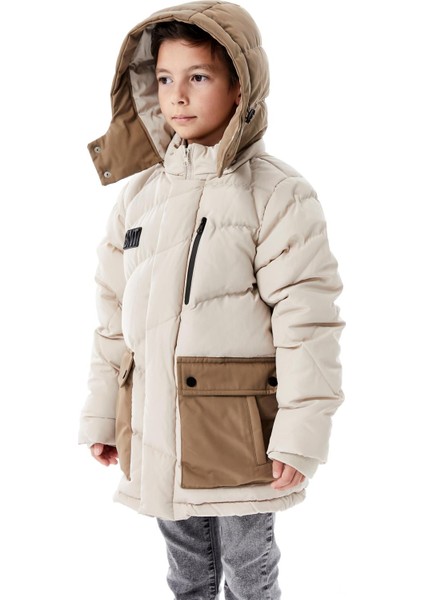 Erkek Çocuk Kapüşonlu Kalın Kışlık Mont 51335 indirimleri