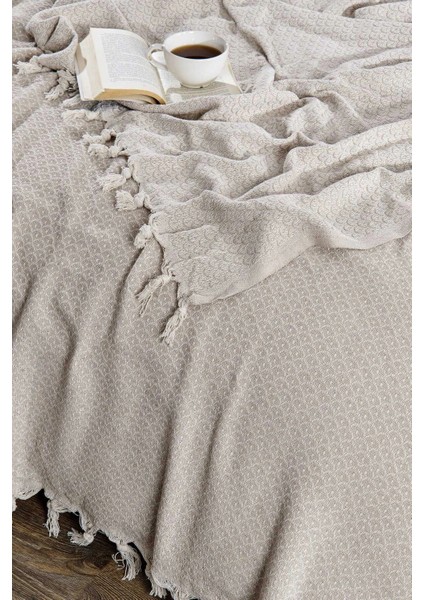 Çift Kişilik Yatak Pikesi Deniz Bej 200 x 230 cm fiyatları