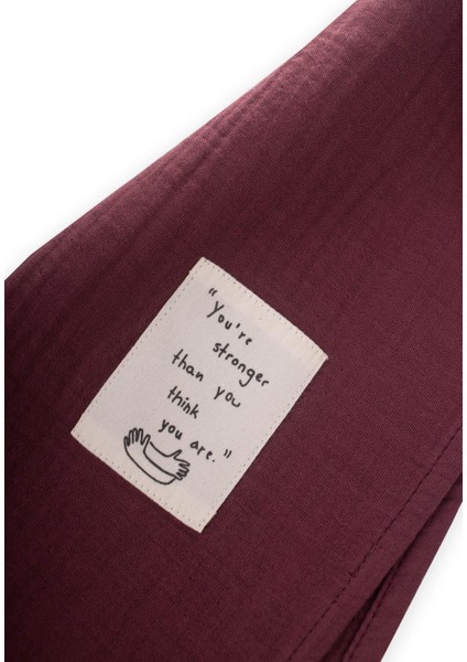 Çocuk Fular 25X140 cm Mürdüm fiyatları