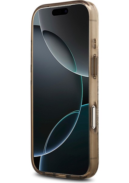 iPhone 17 Pro Uyumlu Kılıf Guess Lisanslı M-Safe Şarj Özellikli Flower Tonal Circle Kapak Kahverengi indirimleri