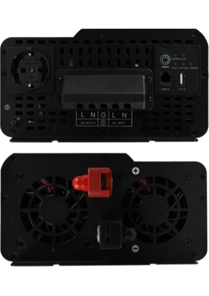 n 12 Volt 3000 Watt 3 Kw Ups Tam Sinüs Inverter Invertör - Karavan Için Uzaktan Ekranlı fiyatları