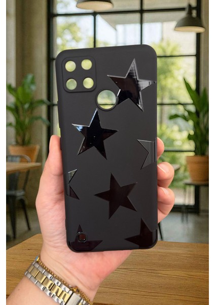 Realme C21Y ve C25Y - Star Silikon Darbe Emici Klasik Korumalı Rubber Kılıf fiyatları