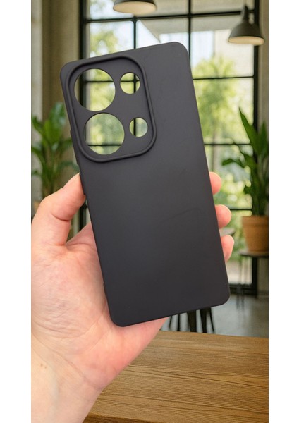 Xiaomi Redmi Note 13 4g Uyumlu Silikon Darbe Emici Klasik Korumalı Rubber Kılıf