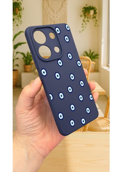 Xiaomi Redmi Note 13 Pro 4g Nazar Boncuk Desenli Silikon Darbe Emici Klasik Korumalı Rubber Kılıf indirimleri