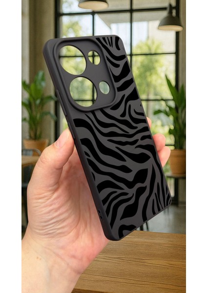 Xiaomi Redmi Note 13 Pro 4g Zebra Desenli Silikon Darbe Emici Klasik Korumalı Rubber Kılıf indirimleri