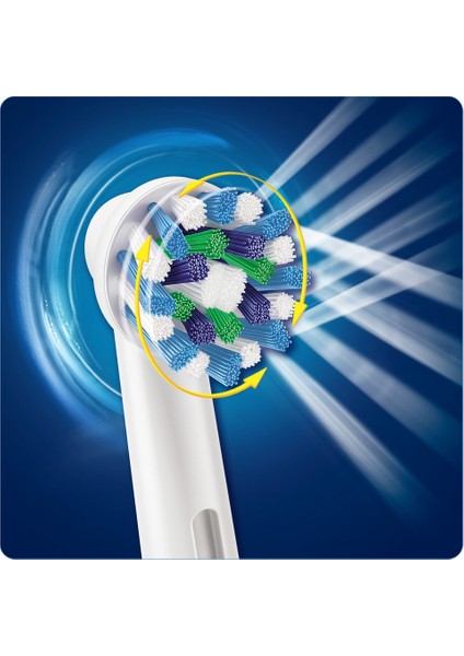 -B Cross Action 4'lü Diş Fırçası Yedek Başlığı EB50