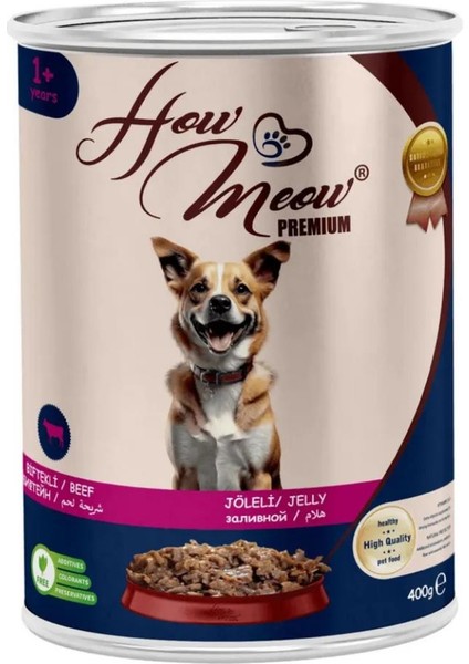 Biftekli Yetişkin Köpek Konservesi 400 gr