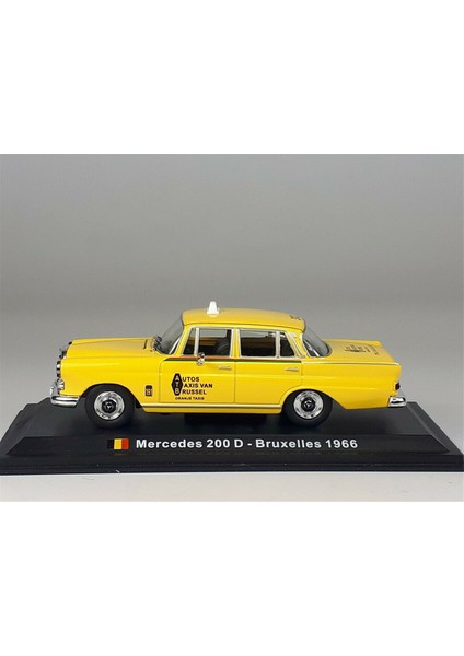1:43 Atlas 1966 Mercedes Benz 200 Bruxelles Taxi modelleri