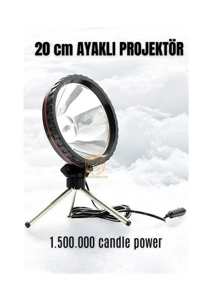 3 Ayaklı El Projektörü 360 Derece Avcı Projektörü Tekne Projektör fiyatları